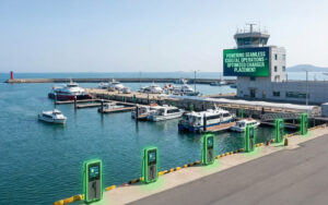 Powering Seamless Coastal Operations with Optimal Charger Placement