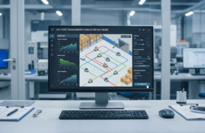 Flexible Graphical User Interface for AGV Fleet Management Simulation Software