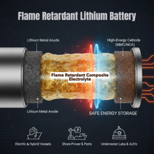 Flame retardant composite electrolyte, manufacturing method and flame retardant lithium battery